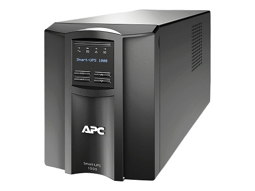  APC Smart-UPS 1000VA LCD - UPS - AC 120 V - 700 Watt - Black with APC SmartConnect 1