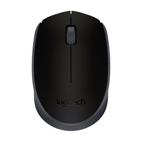 Logitech M170 - Mouse - right and left-handed - wireless - 2.4 GHz - USB wireless receiver - black 1