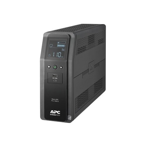 APC Back-UPS Pro BR - UPS - AC 120 V - 810-watt - 1350 VA - USB, serial - output connectors: 10 1
