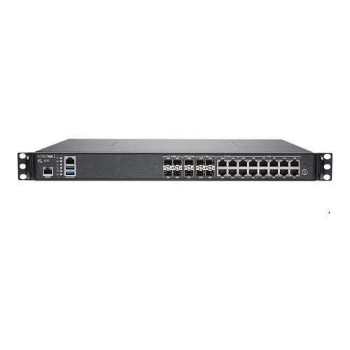 SonicWall NSa 3650 - Advanced Edition - security appliance - with 1 year TotalSecure - 10 GigE, 2.5 GigE - 1U - rack-mountable 1