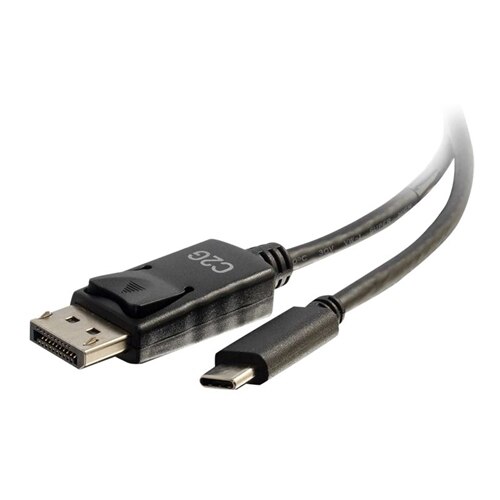 C2G 3ft USB C to DisplayPort 4K Cable Black - External video adapter - USB-C - DisplayPort - black 1