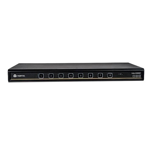 Cybex SC885DP - KVM / audio / USB switch - 8 x KVM / audio / USB - 1 local user - desktop 1