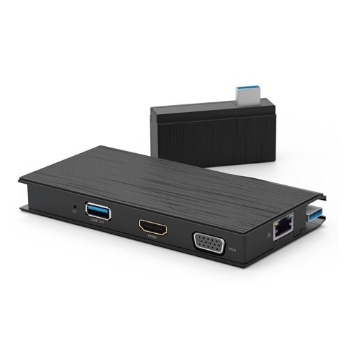 VisionTek VT100 Universal USB 3.0 Portable Dock - Docking station - USB 3.0 - VGA, HDMI - GigE 1
