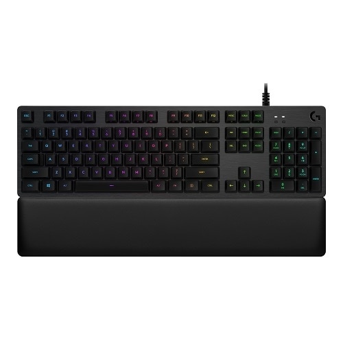 Logitech Gaming G513 - Keyboard - backlit - USB - key switch: GX Blue Switch  1