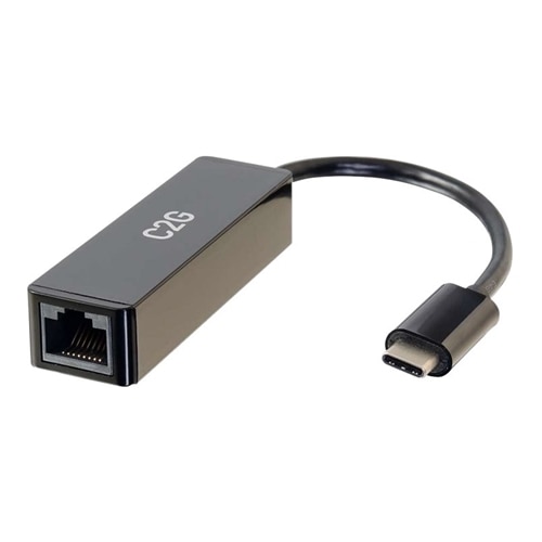 C2G USB-C to Gigabit Ethernet Network Adapter - Network adapter - USB-C - Gigabit Ethernet x 1 - black 1