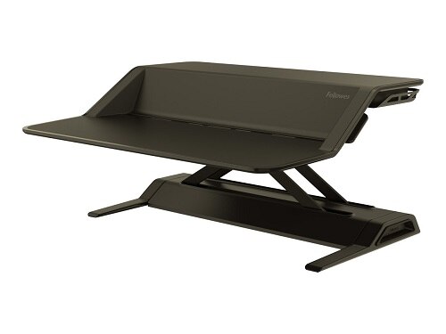 Fellowes Lotus Sit-Stand Workstation - Stand for LCD display / keyboard / mouse (Waterfall) - steel - black 1