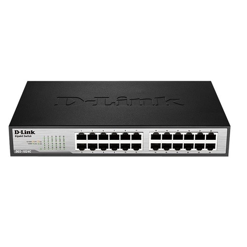 D-Link DGS 1024C - switch - 24 ports - unmanaged - rack-mountable 1