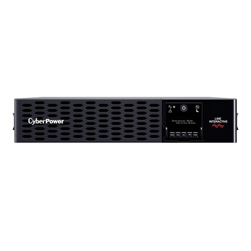 CyberPower Smart App Sinewave PR3000RTXL2UAN - UPS (rack-mountable / external) - AC 100-120 V - 3000 Watt - 3000 VA 6 Ah - Ethernet 10/100, RS-232, USB - output connectors: 9 - active PFC - 2U - black 1