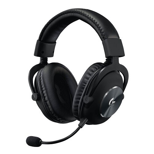 Logitech G Pro X with Blue VO!CE Technology - Headset - full size - wired - 3.5 mm jack - noise isolating - black 1