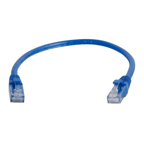 C2G RJ-45 CAT6 550 MHz Snagless Blue Patch Cable - 1 Ft 1