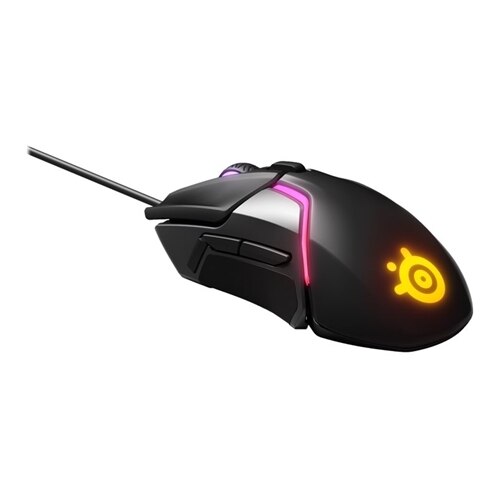 SteelSeries Rival 600 - Mouse - ergonomic - right-handed - optical - 7 buttons - wired - USB - black 1