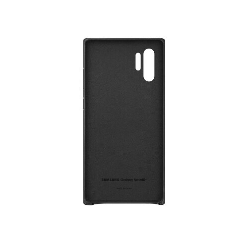 Samsung Leather Cover EF-VN975 - Back cover for mobile phone - leather - black - for Galaxy Note10+, Note10+ 5G 1
