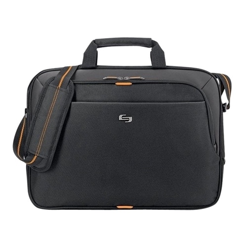 SOLO Urban Slim Brief - Notebook carrying backpack - 15.6" - black/orange 1