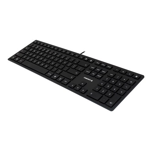 CHERRY KC 6000 SLIM - Keyboard - USB - US English with EURO symbol - key switch: CHERRY SX - black 1