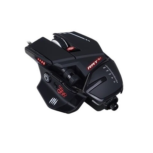 Mad Catz The Authentic R.A.T. 6+ - Mouse - optical - 11 buttons - wired - USB - black 1