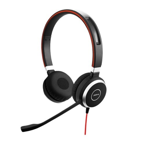 Jabra Evolve 40 UC stereo - Headset - on-ear - wired - USB-C 1