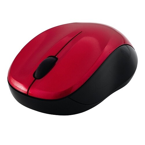 Verbatim Silent Wireless Blue LED Mouse - mouse - 2.4 GHz - red 1