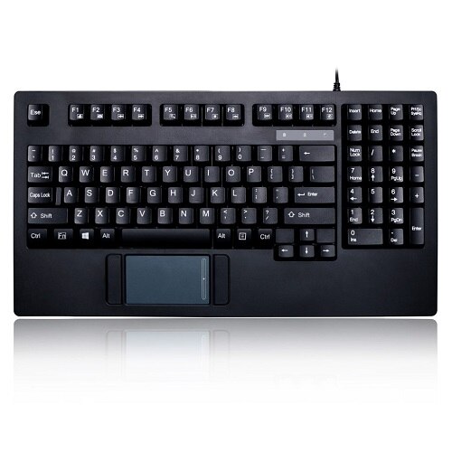 Adesso EasyTouch 425 - Keyboard - with touchpad - rack-mountable - USB - US 1