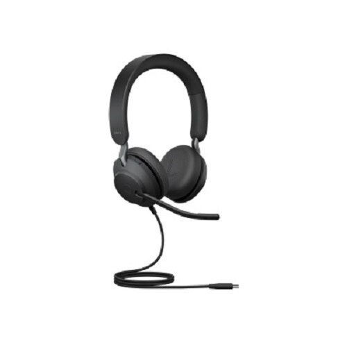 Jabra Evolve2 40 UC Stereo - Headset - on-ear - wired - USB-C - noise isolating 1