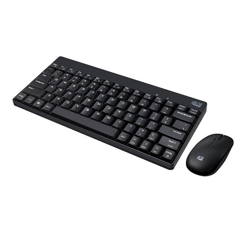 Adesso WKB-1100CB - Keyboard and mouse set - wireless - 2.4 GHz - US 1