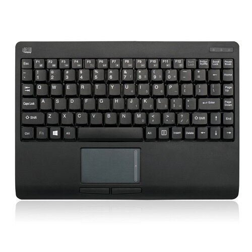Adesso Wireless Mini - Keyboard - with touchpad - wireless - 2.4 GHz - US 1
