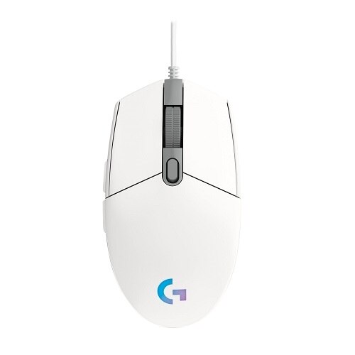 Logitech Gaming Mouse G203 LIGHTSYNC - Mouse - optical - 6 buttons - wired - USB - white 1
