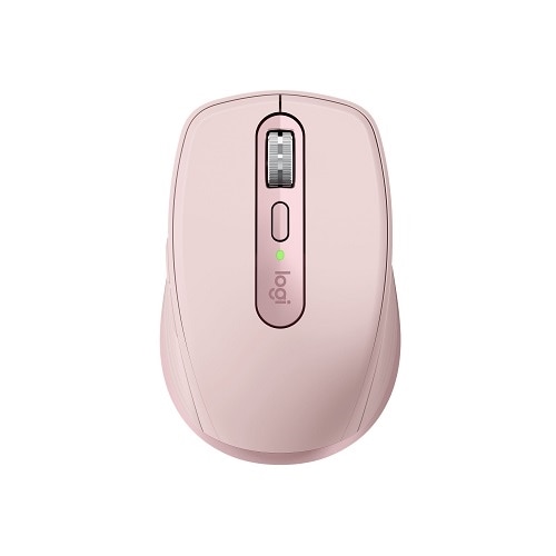 Logitech MX Anywhere 3 - Mouse - laser - 6 buttons - wireless - Bluetooth, 2.4 GHz - USB wireless receiver - rose 1
