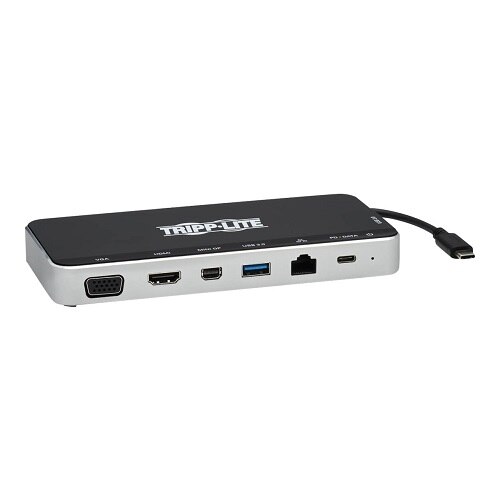 Tripp Lite USB C Docking Station Hub USB Dock Triple Display 4K HDMI VGA USB A/C Gbe - docking station - VGA, HDMI, M... 1