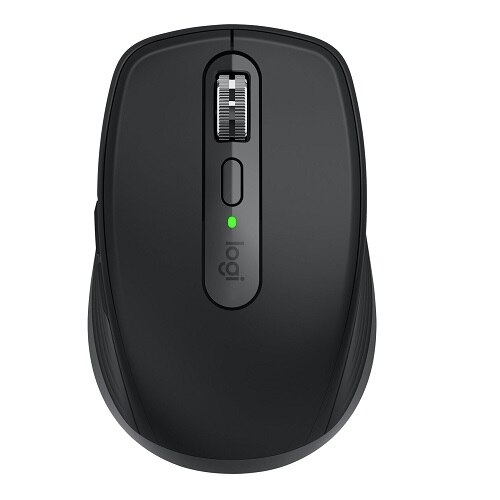 Logitech MX Anywhere 3 - Mouse - laser - 6 buttons - wireless - Bluetooth, 2.4 GHz - USB wireless receiver - black 1