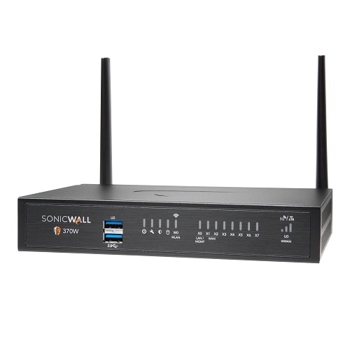 SonicWall TZ370W - Essential Edition - security appliance - SonicWALL Secure Upgrade Plus Program (2 years option) 1