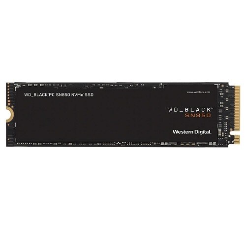WD Black SN850 NVMe SSD WDS500G1X0E - Solid state drive - 500 GB - internal - M.2 2280 - PCI Express 4.0 x4 (NVMe) 1