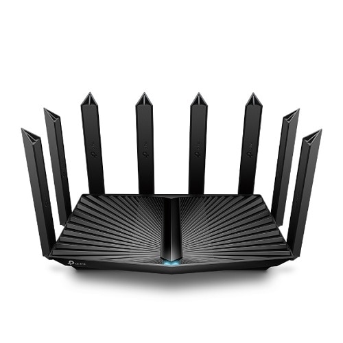 TP-Link Archer AX90 - Wireless router - 3-port switch - GigE, 2.5 GigE, 802.11ax - 802.11a/b/g/n/ac/ax - Tri-Band 1