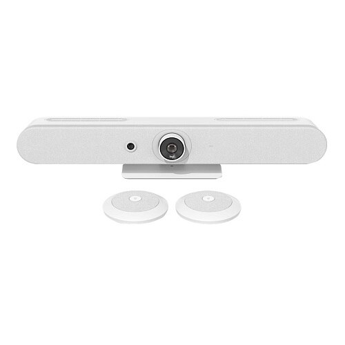 Logitech Rally Bar Mini - Video conferencing device - Zoom Certified, Certified for Microsoft Teams - white 1