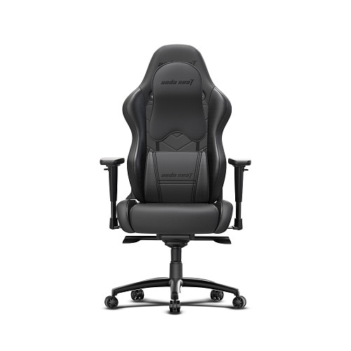 Anda Seat Dark Wizard Premium - Chair - ergonomic - high-back - armrests - tilt - aluminium, carbon fibre, memory foam, premium PVC leather, powder-coated steel frame, cold cure molded foam - black 1
