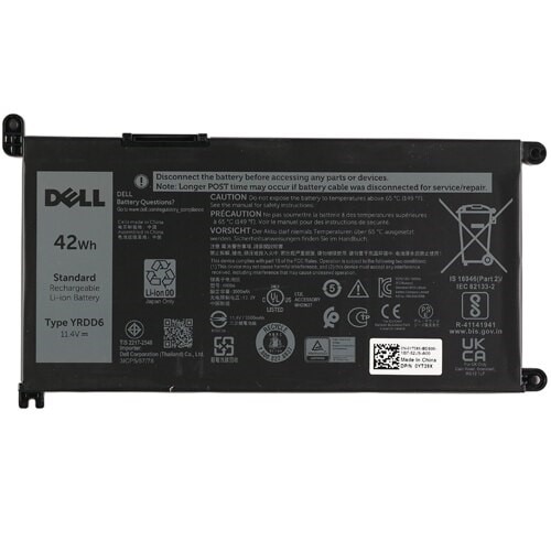 Dell 3-cell 42 Wh Lithium Ion Replacement Battery for Select Laptops 1