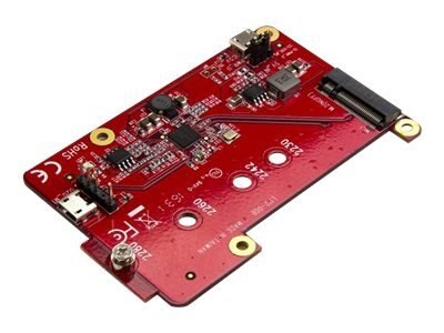 StarTech.com Raspberry Pi Board - USB 2.0 480Mbps - USB to M.2 SATA Converter - USB to SATA Raspberry Pi SSD (PIB2M21... 1