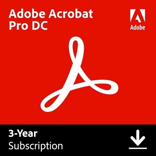 Download Adobe Acrobat Pro DC Multiple Platforms, 3 Yrs 1