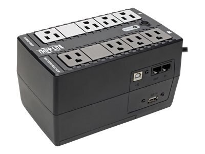 Tripp Lite UPS 650VA 330W Desktop Battery Back Up Compact 120V Standby USB Monitoring & Charging - UPS - 330-watt - 6... 1
