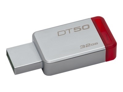 Kingston DataTraveler 50 - USB drive - 32 GB - USB 3.1 - red | Dell Canada