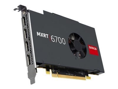 Barco MXRT-6700 - Graphics card - 8 GB GDDR5 - PCIe 3.0 x16 - 4 x DisplayPort 1