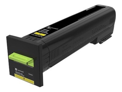 Lexmark - High Yield - yellow - original - toner cartridge LCCP - for Lexmark CS820de, CS820dte, CS820dtfe 1