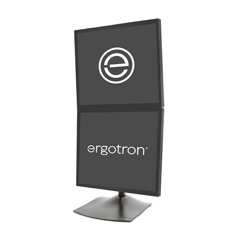 Ergotron DS100 Dual-Monitor Desk Stand, Vertical - stand 1