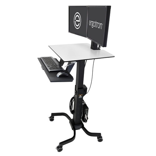 WorkFit-C, Dual Sit-Stand Workstation 1
