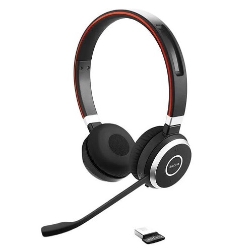 Jabra Evolve 65 MS stereo - Headset - on-ear - Bluetooth - wireless - NFC - USB 1