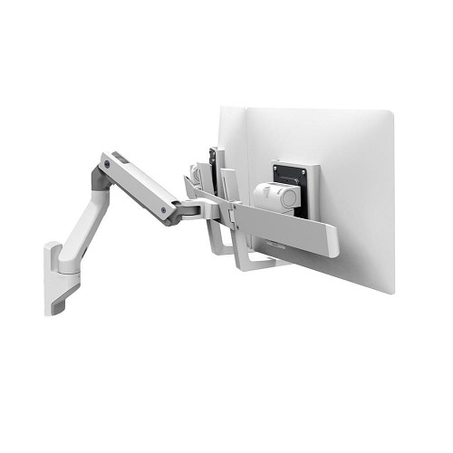 Ergotron HX Wall Dual Monitor Arm (white) 1
