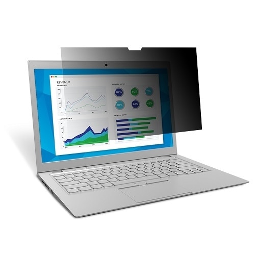 3M Touch Privacy Filter for 13.3" Laptops 16:9 with COMPLY - Notebook privacy filter - 13.3" wide - black 1