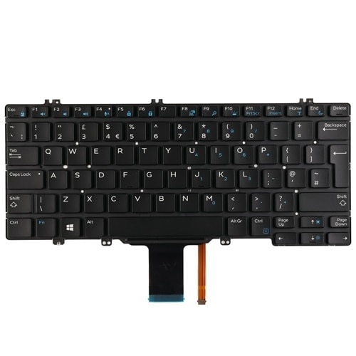 Dell backlit Keyboard - 83-keys - Latitude 52XX/72XX/73XX (English-UK) 1