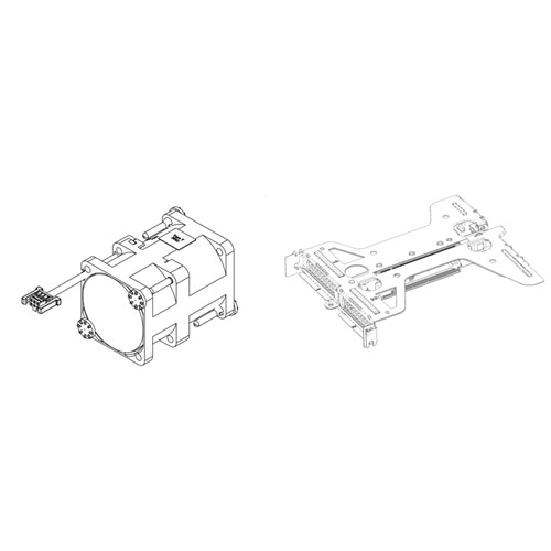 Riser Config 2, Butterfly Gen4 Riser (x8/x8), PowerEdge R360 1