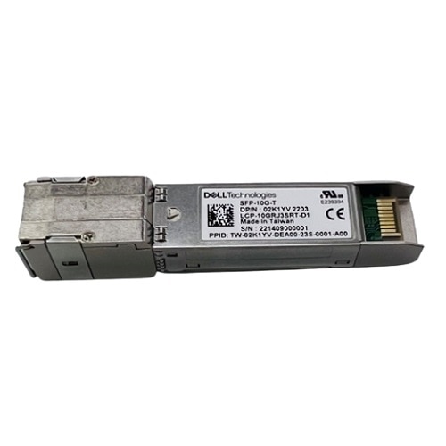 Dell Networking Transceiver SFP+ 10GBASE-T 30m reach on CAT6a/7, GEN1.5.1 OS9 Only 1