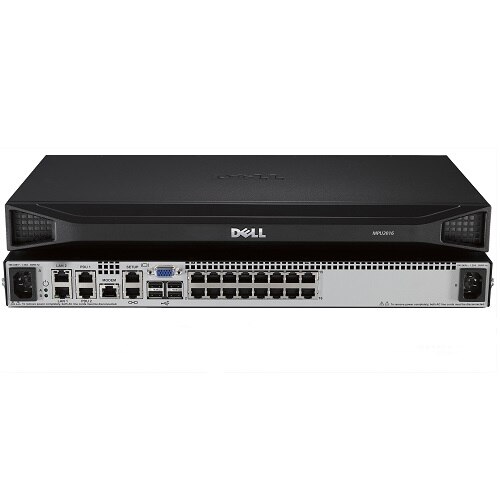 16-port Dell Digital DMPU2016 - KVM switch - Managed - 16 x KVM port(s) - 1 local user - 2 IP users - rack-mountable 1